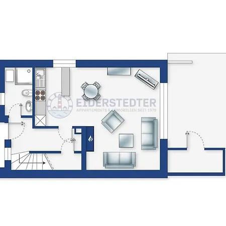 Haushaelfte 16a Lille Hus Id 450 Feriehus Tating